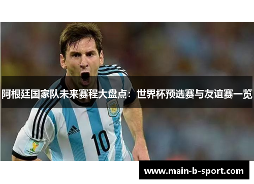 阿根廷国家队未来赛程大盘点：世界杯预选赛与友谊赛一览